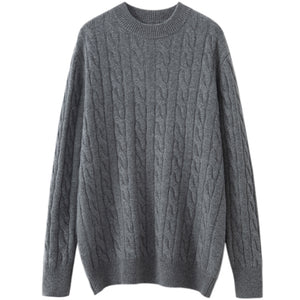 Rich Cable-Knit Cashmere Sweater926777007718642