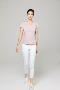 Posh Women's Cotton U Sharp T shirt ( 135g)1320864125599912