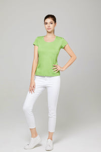 Posh Women's Cotton U Sharp T shirt ( 135g)620864125730984