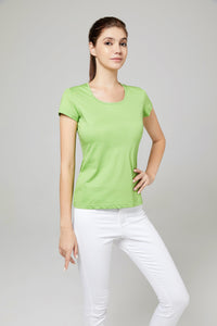 Posh Women's Cotton U Sharp T shirt ( 135g)920864125862056