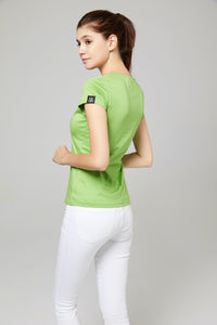 Posh Women's Cotton U Sharp T shirt ( 135g)820864125894824