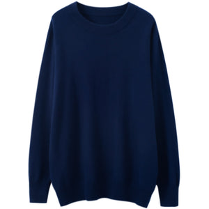 Solid Crew Neck Cashmere Sweater2826776255955186