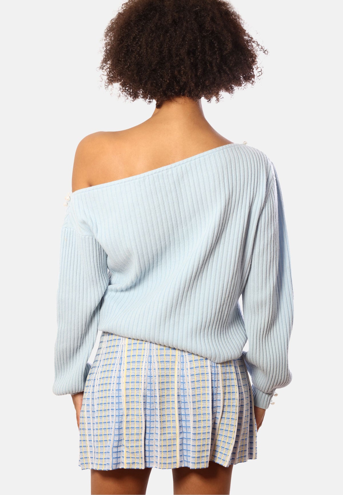 Merino Wool Cashmere | Off Shoulder Top | Women Top Shirt | Bellemere New York