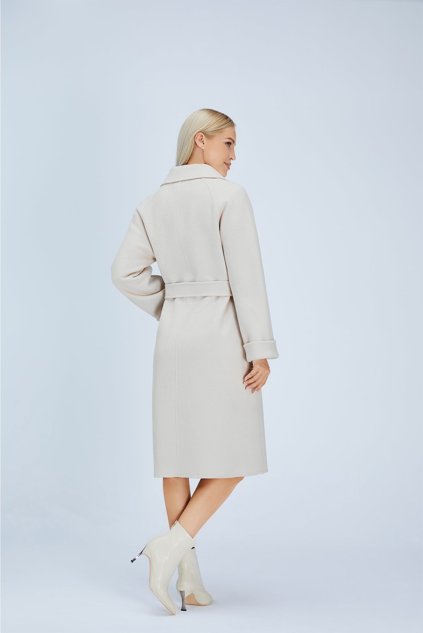 Merino Wool | Belted Coat | Women Coat | Merino Coat | Bellemere New York