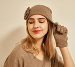 Load image into Gallery viewer, Flower hat glove set
