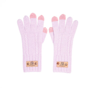 Cable-Knit Touch-screen Cashmere Gloves731425260552434