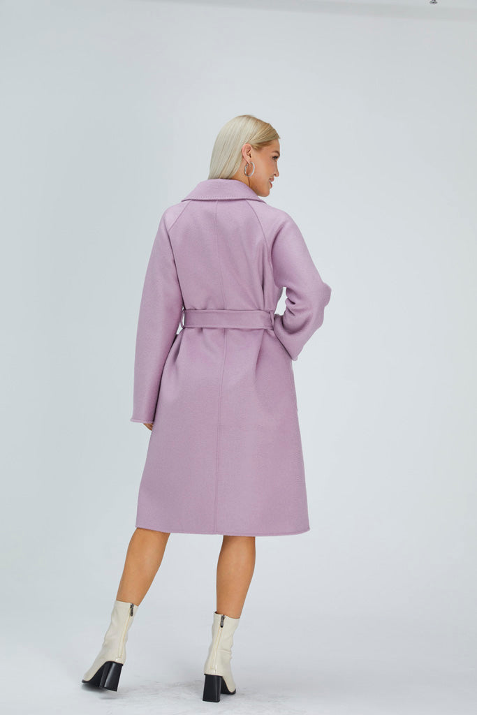 Coat with Belt (Classic Knit Ribbed)