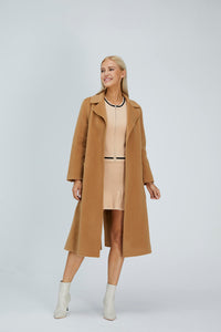 Relaxed Cashmere Blend Coat with Belt1031167503302898