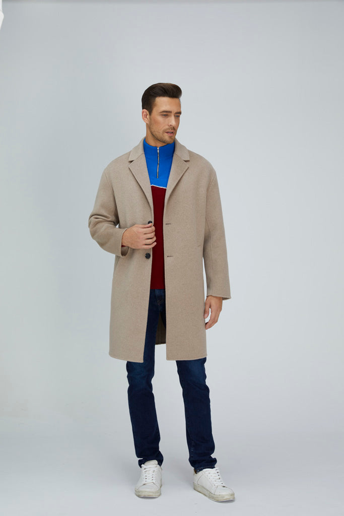Wool Blend | Men Coat | Long Coat | Wool Coat | Bellemere New York