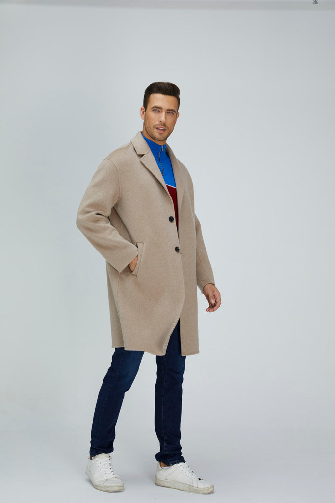 Wool Blend | Men Coat | Long Coat | Wool Coat | Bellemere New York