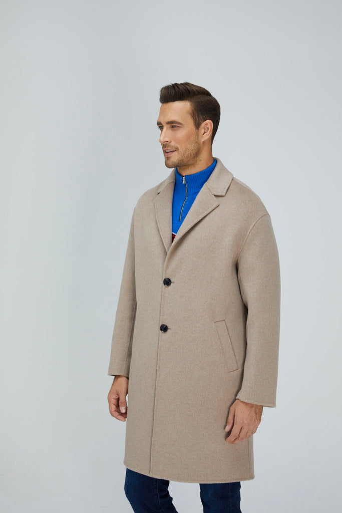 Wool Blend | Men Coat | Long Coat | Wool Coat | Bellemere New York
