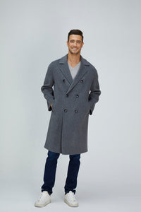 Double-Breasted Fleece Coat431421588177138