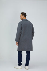 Double-Breasted Fleece Coat731421588340978