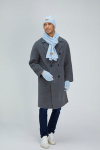 Double-Breasted Fleece Coat1031421588734194