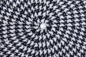Houndstooth Pearled Cashmere Berets2131321087934706