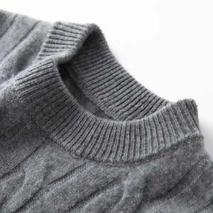 Rich Cable-Knit Cashmere Sweater3126777011847410