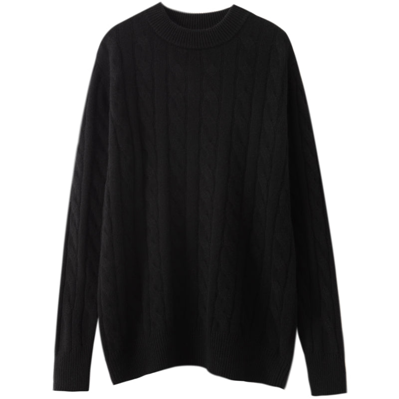 Rich Cable-Knit Cashmere Sweater