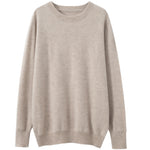 Load image into Gallery viewer, Solid Crew Neck Cashmere Sweater
