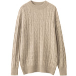 Load image into Gallery viewer, Rich Cable-Knit Cashmere Sweater
