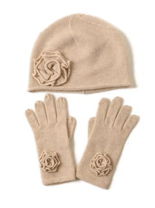 Flower hat glove set2112807836401832