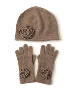 Flower hat glove set612807835877544