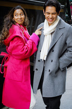 Load image into Gallery viewer,  Merino Wool Cashmere |  Overcoat Hoodie | Women Coat | Bellemere New York
