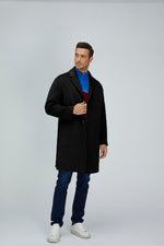 Charger l&#39;image dans la galerie, Wool Blend | Men Coat | Long Coat | Wool Coat | Bellemere New York
