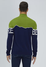 Load image into Gallery viewer, Merino Super Fine Mountain Print Sweater
