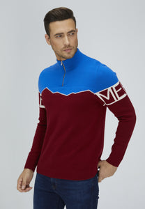 Merino Super Fine Mountain Print Sweater2732043727618290