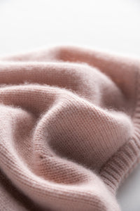 Cashmere Beret with Ribbing Detail2425301630583026