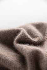 Load image into Gallery viewer, Cashmere Beret with Ribbing Detail
