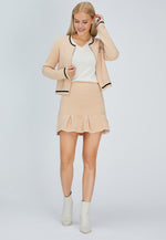 Load image into Gallery viewer, Merino Wool Cashmere | Merino Wool Mini Skirt | Winter Mini Skirt | Bellemere New York
