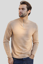 Load image into Gallery viewer, Merino Wool | Winter Sweater | Mens Long Sleeve Sweater | Bellemere New York
