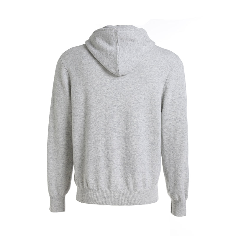ENSEMBLE sweat à capuche zippé en coton raffiné