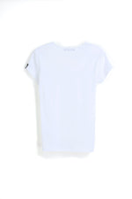 Charger l&#39;image dans la galerie, 135G Ultra light Deep U Neck Mercerized Cotton Women T-shirt - Bellemere New York 
