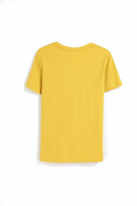 Silky Cotton V Neck  T-Shirt620889160220840