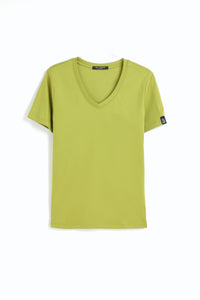 Silky Cotton V Neck  T-Shirt720889160253608
