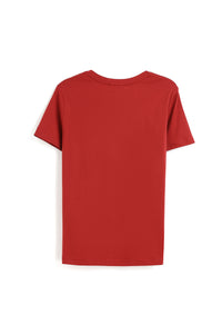 Silky Cotton V Neck  T-Shirt1020889160351912