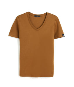 Silky Cotton V Neck  T-Shirt1320889160450216