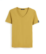 Load image into Gallery viewer, 160 Classic Women V Neck Mercerized Cotton T shirt - Bellemere New York 
