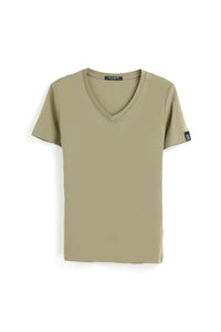 Grand V-Neck Cotton T-Shirt (160g)1920623519645864