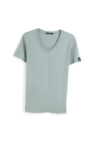 Silky Cotton V Neck  T-Shirt1920889160646824