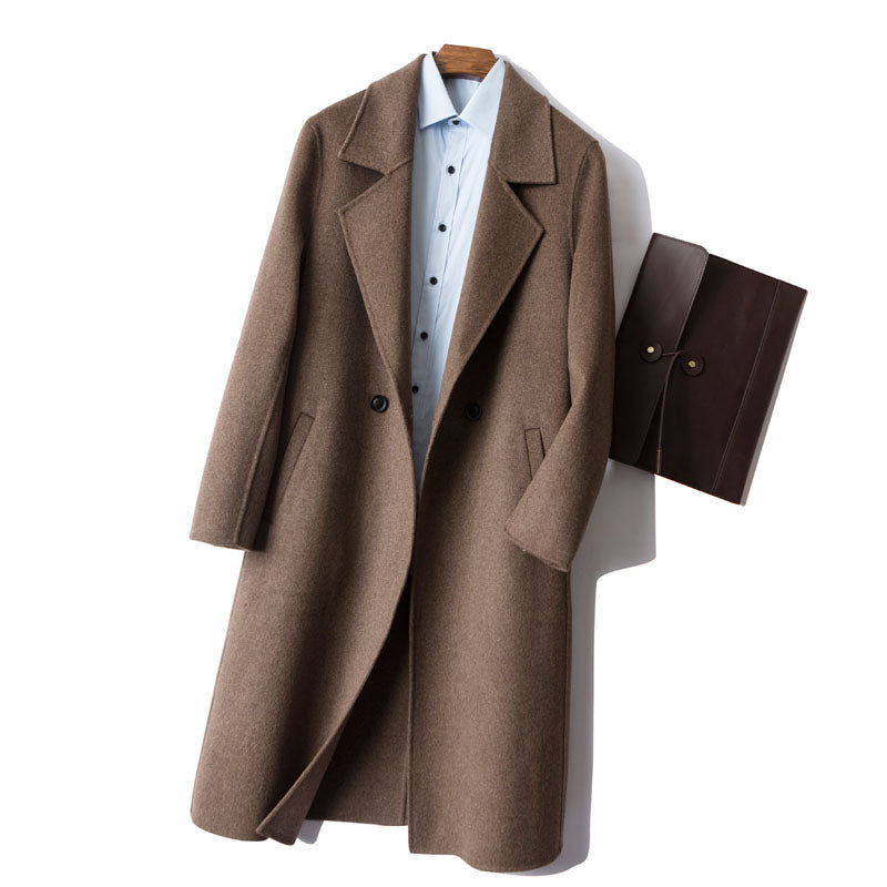 Royal Single-Breasted Merino Overcoat