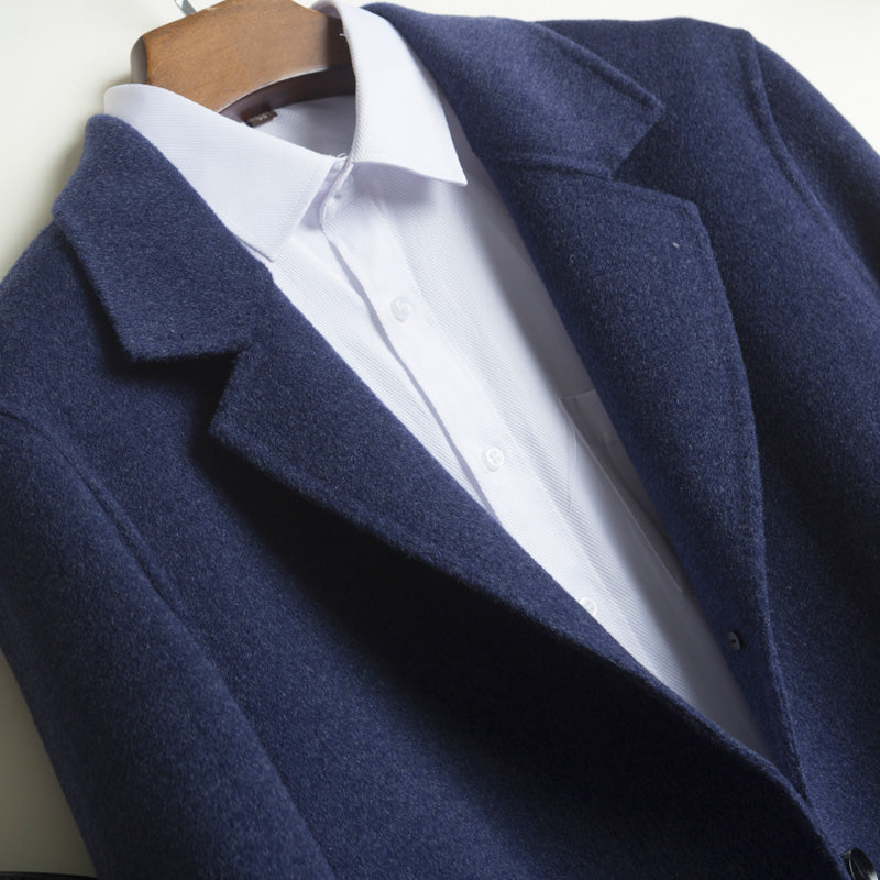 Formal Fleece Blend Blazer Jacket