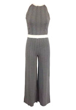 Load image into Gallery viewer, Two-Tone Wool Blend Jumpsuit
