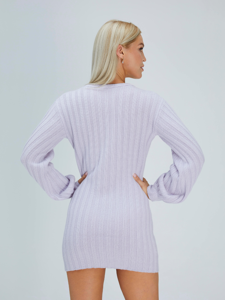 Silk Sweater Dress 