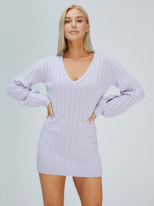 Mini Merino Cashmere Sweater Dress131117847527666