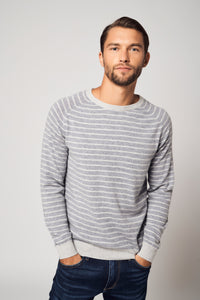 Aesthetic Striped Cashmere Sweater611571366199464