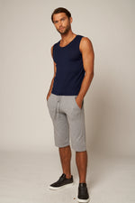 Cargar imagen en el visor de la galería, Tailored Cotton Cashmere Shorts
