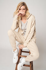 Load image into Gallery viewer, Sporty Cotton Cashmere Short+Jogger Set
